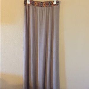 Tan Maxi Skirt NWOT